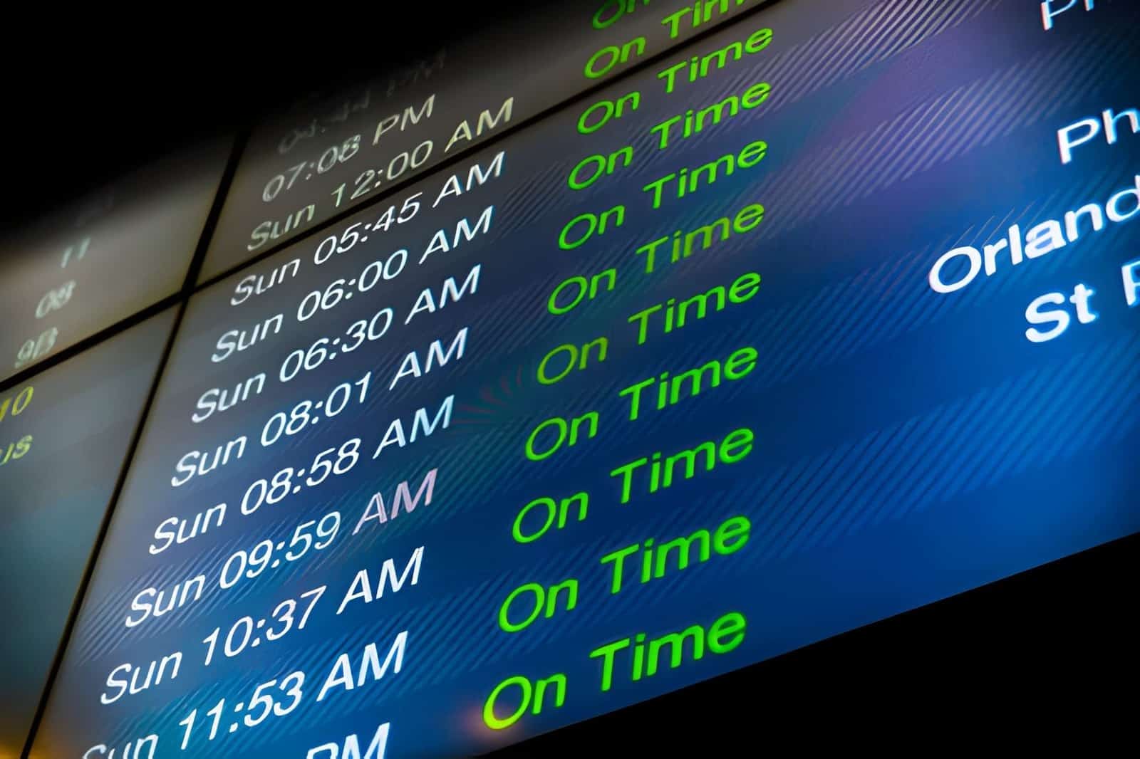 Which Airlines Are Most On Time Right Now
